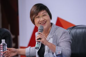 Former Democratic Progressive Party spokeswomen, Chia-Ching Hsu