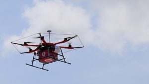 The “Tenku” drone, jointly developed by Rakuten and ACSL