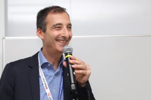 Laurent Ach of Rakuten Institute of Technology says AI will eventually achieve human-like intelligence, but "it's not on the horizon" now.