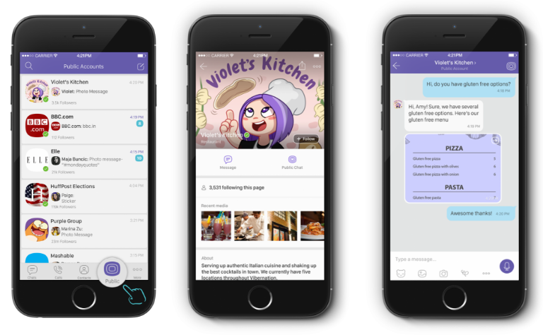 Viber public accounts - a new way to reach brands