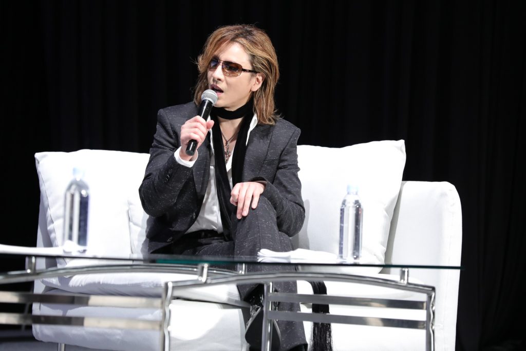"Japanese culture is becoming even more popular around the world. I can taste Japanese food almost everywhere," Yoshiki said.
