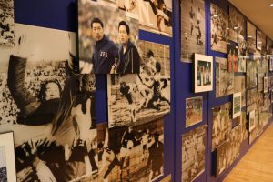 The Japan Football Museum hosts a wide variety of exhibits on the history of football in Japan.