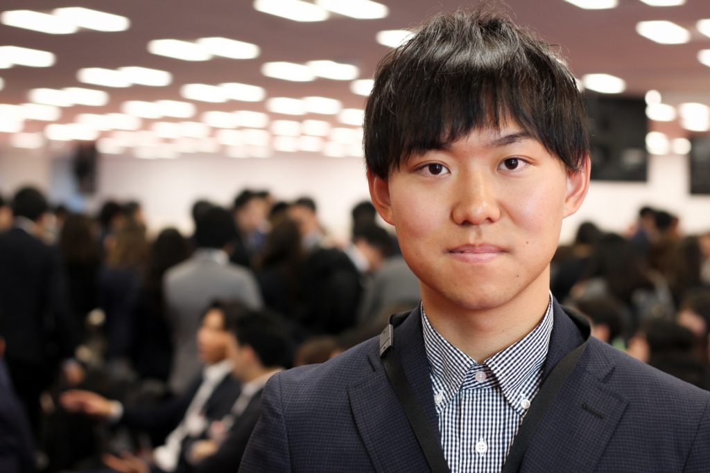 "Keep challenging." Takuya Fukuda is looking forward to valuable experiences and personal growth while at Rakuten.