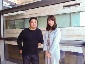 Rakuten Recipe team members Kazuo Mukaidani and Yuki Uchida. “We want to give users the recipes they need, when they need them,” says Mukaidani.