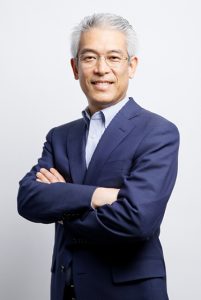 Hiroshi Takasawa, President of Rakuten's Investment Company and Director of the Asia Region, took to the main stage to outline what makes Rakuten unique.