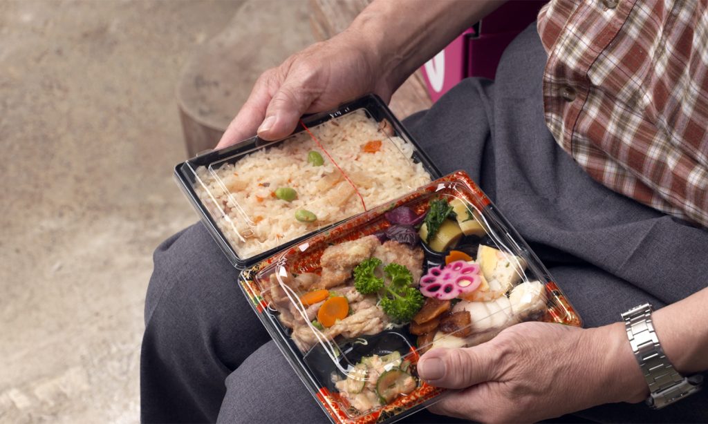 Lunch was delivered with unprecedented efficiency for this Chichibu resident.