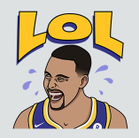 The exclusive Viber sticker of Stephen Curry LOL-ing quickly became a fan favorite of users.