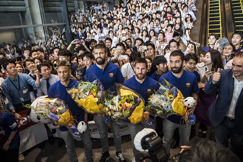 楽天にFCバルセロナの選手がやってきた！