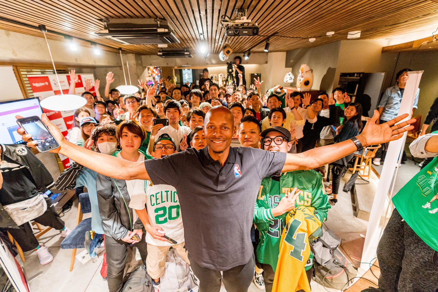 “You guys are the supporters. You’re the ones that keep us running up and down the court.” said Allen to fans in Tokyo.