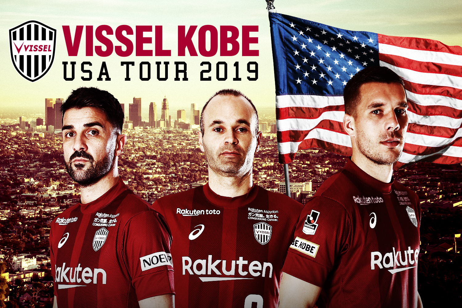 Vissel Kobe launches historic US Tour: Japanese soccer standouts to take on top MLS talent