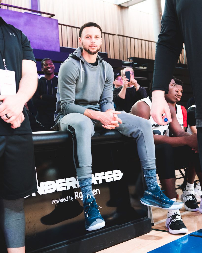 “It’s not about what others say you can’t do. It’s about the work that you put it and the attitude that you have,” Stephen Curry shared with athletes at the event.