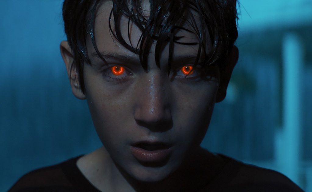 A scene from Brightburn, which has been dubbed a superhero-horror. The film was produced by The H Collective.