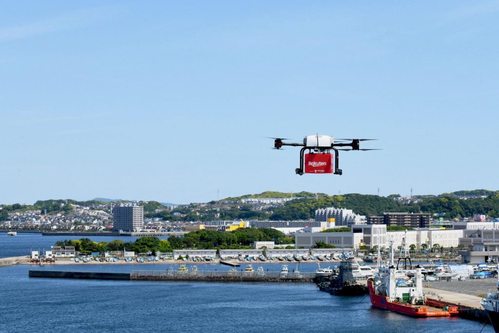 The entire operation—takeoff, flight, landing, delivery and return—is performed autonomously.