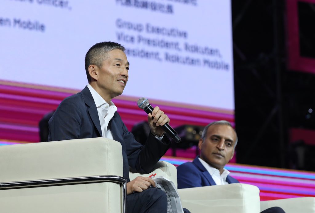 Yoshihisa Yamada, president of Rakuten Mobile.