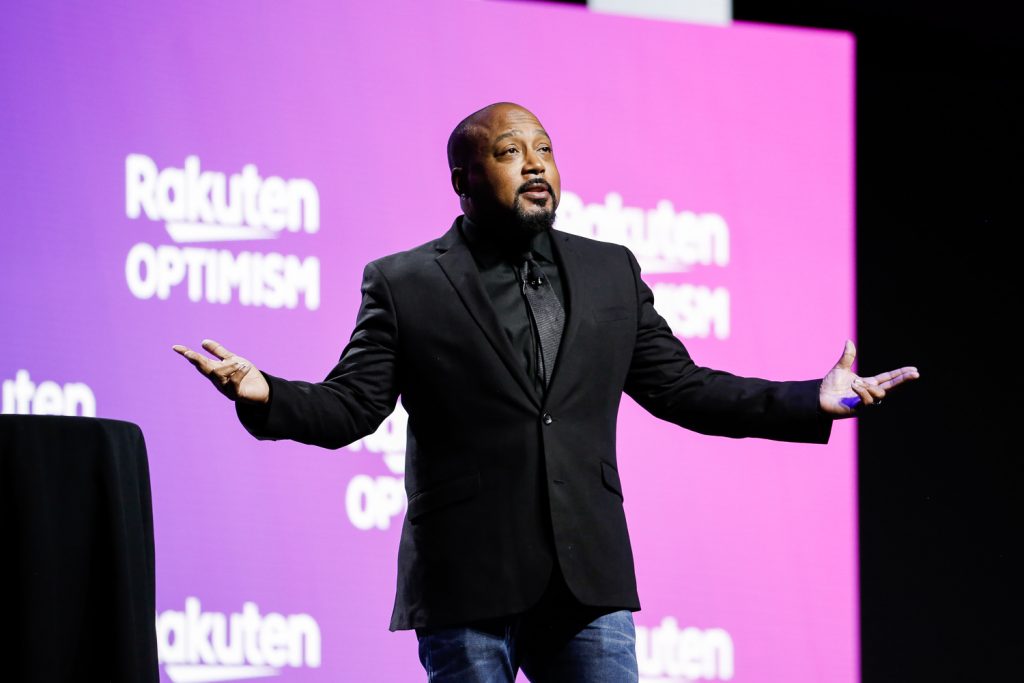 Daymond John’s high energy keynote capped a day of enlightening and entertaining sessions at Rakuten Optimism in San Francisco.